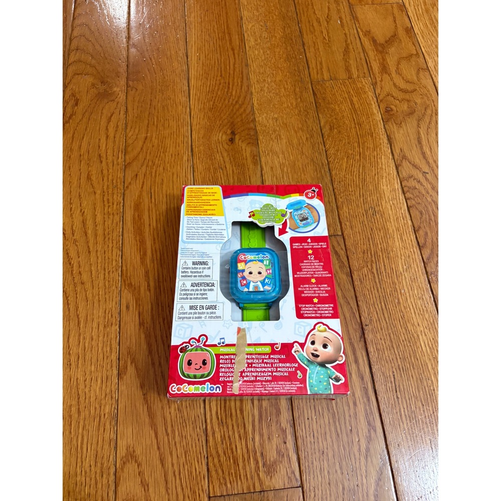 Cocomelon Musical Learning Watch JJ Blue Green Digital Toy 96116 NEW